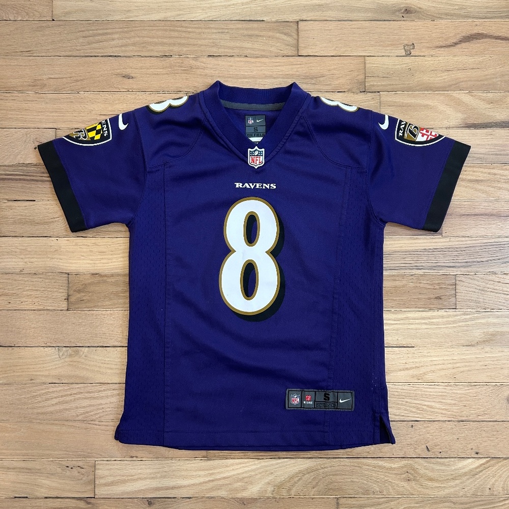 NFL Youth Small (8) Ravens Jackson Jersey